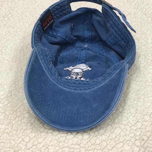 OTTO Collection Skull / Bones Baseball Cap Hat is a classic 6-panel design - Picture 10 of 15